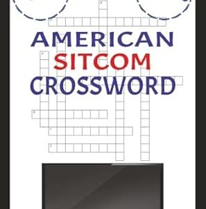 90's and 2000's American Sitcom Crossword Puzzle relaxing fun for adults who grew up in the 90's and 2000's