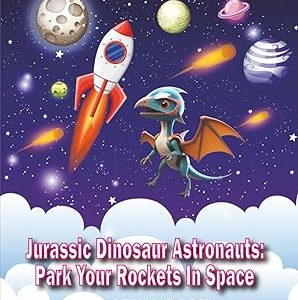 Jurassic Dinosaur Astronauts: Park Your Rockets In Space, 100 pages, 8.5x11 inches