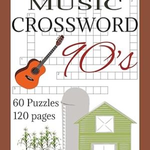 90's Country Music Crossword Puzzle: Memory challenging country music trivia. Good for vacations